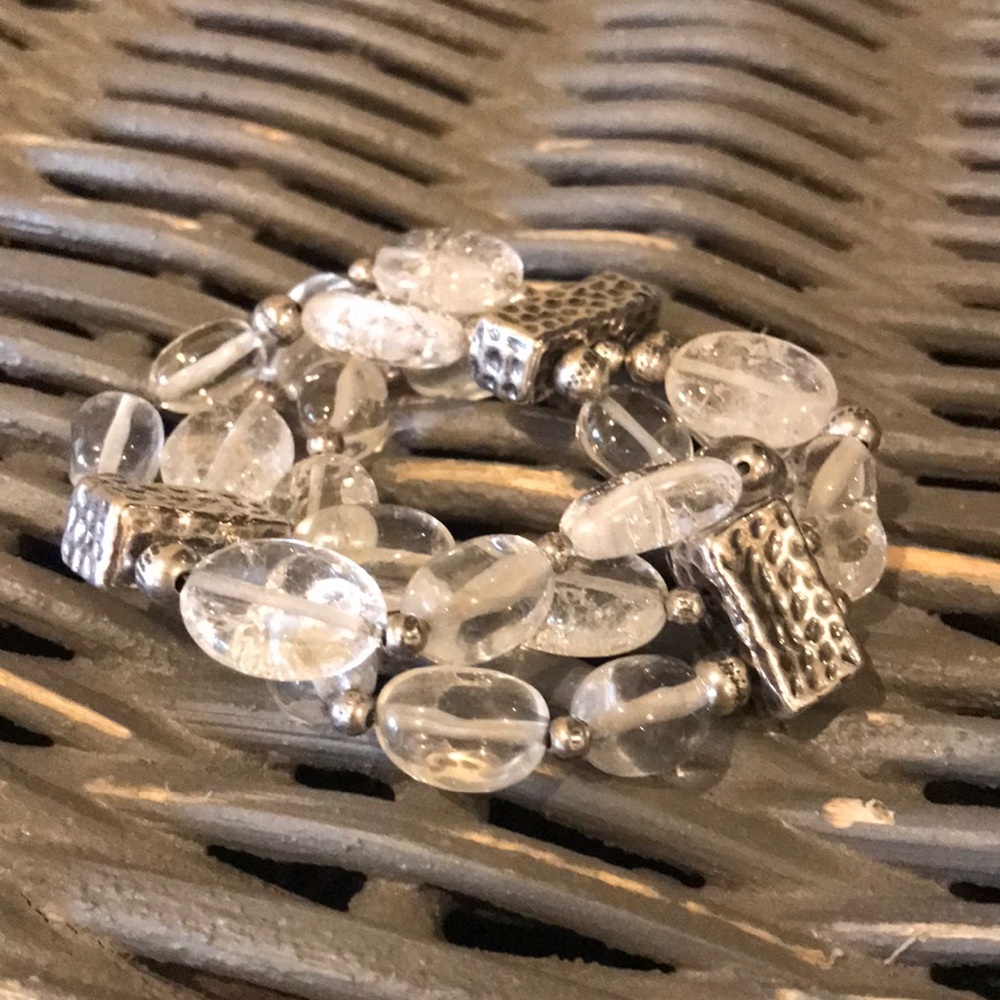 Silpada Crystal Stretch Bracelet